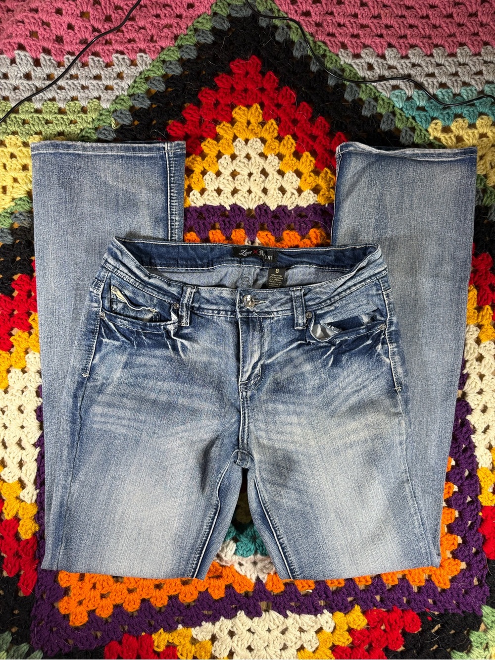 Love Nation Light Blue Straight Leg Jeans